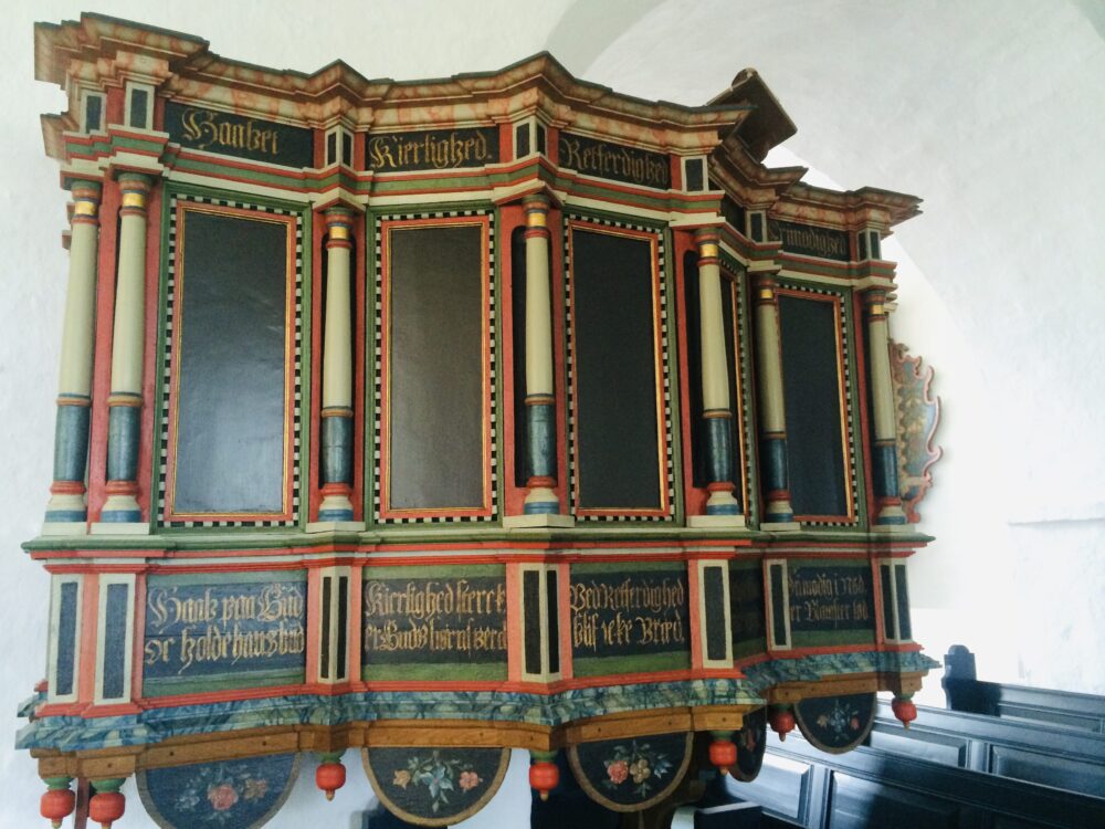 Kloster, Denmark pulpit