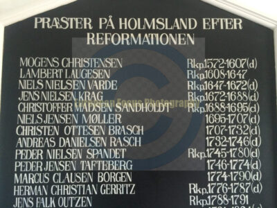 Kloster, Denmark church detail