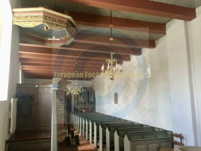 Hunderup church interior view