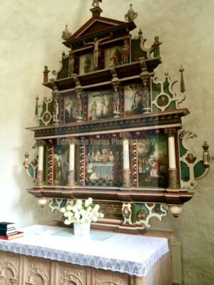 Vilslev, Denmark Church Interior