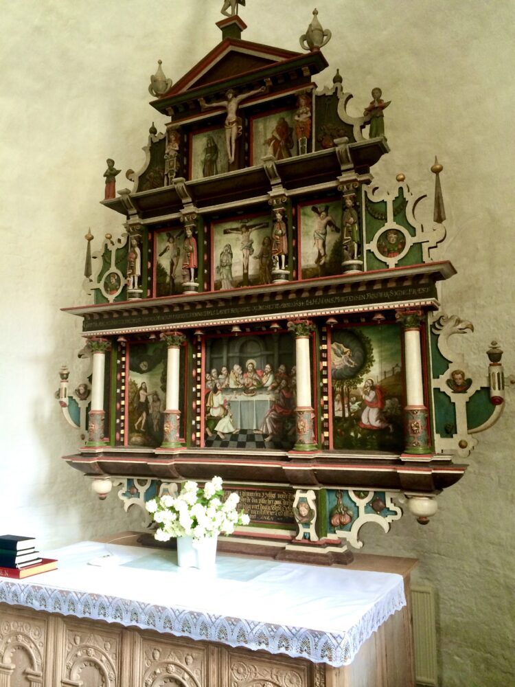 Vilslev, Denmark Church Interior