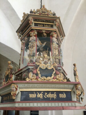 Hoejer, Denmark Baptismal Font Cover