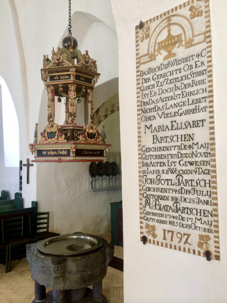 Hoejer, Denmark Church Baptismal Font