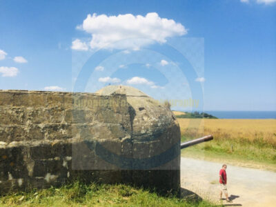 German Guns above Omaha Beach